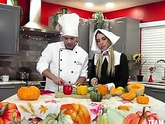 Lustful Cook Preps Khloe Kapri For A Hot Fuck